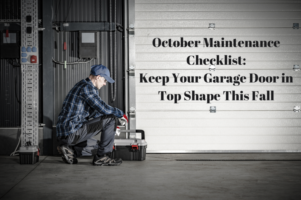 garage maintenance checklist
