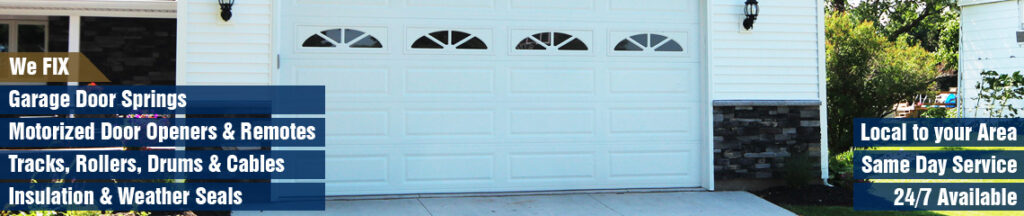garage door repair long island service area banner